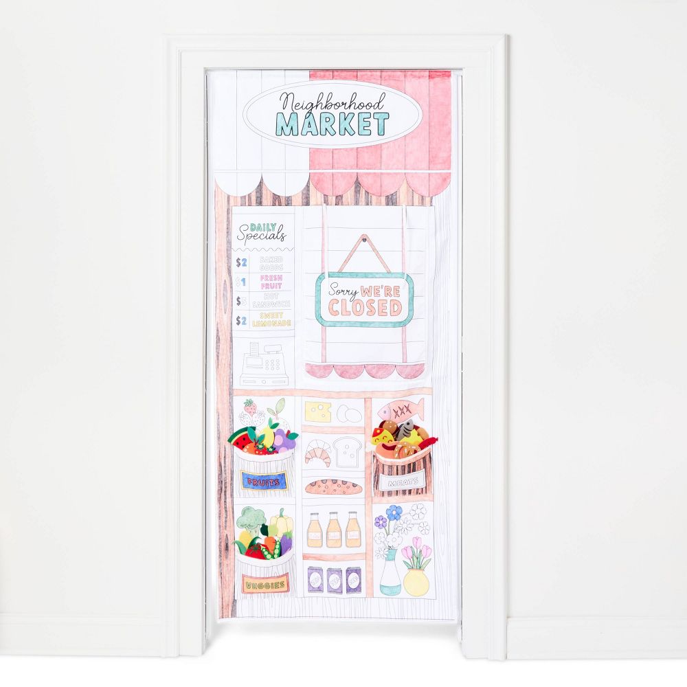 Color -Your -Own Door Store Front Craft Kit