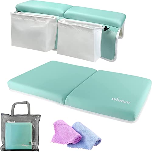 WOZEYO BATH KNEELER & ELBOW REST Pad Set 1.5 INCH BB268-G - LIGHT GREEN