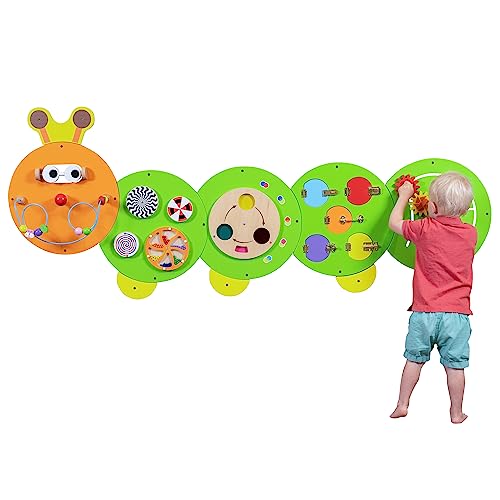 SPARK & WOW Caterpillar Activity Wall Panels Ages 18m Montessori Sensory - New