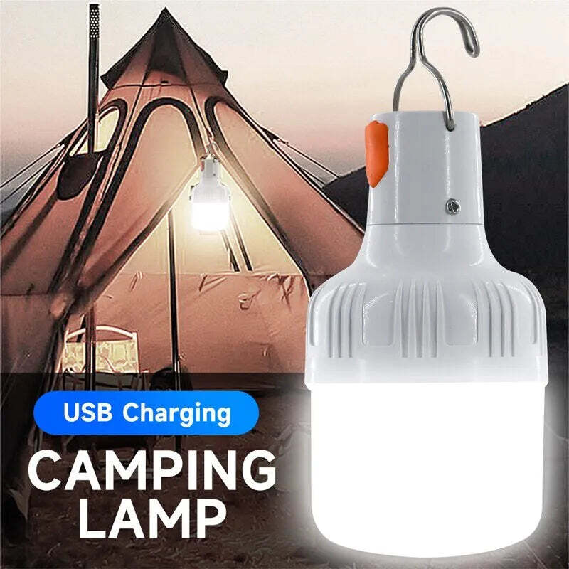 Camping Light USB Rechargeable LED Emergency Lamp Lanterns Outdoor Portable