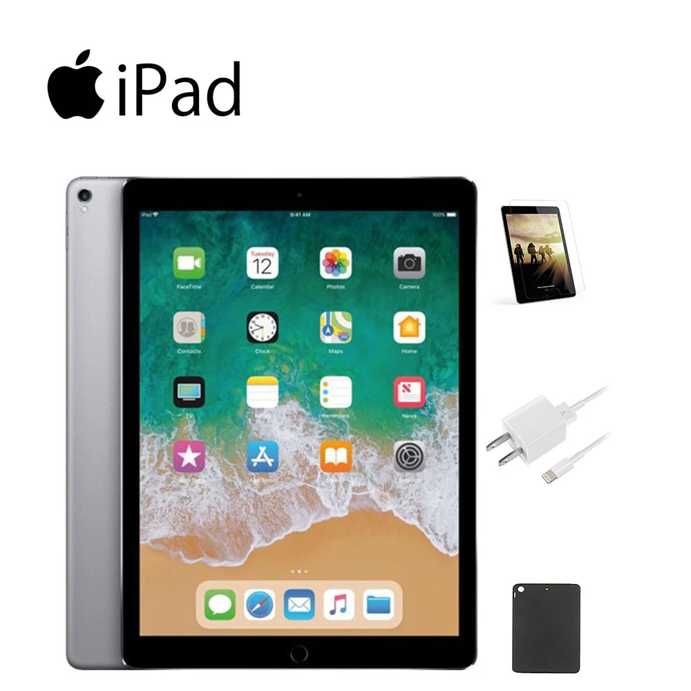 Refurbished Apple iPad Pro 12.9" Bundle (Wi-Fi Only - 2nd Gen) [2017]