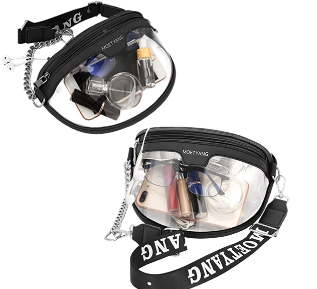 Stadium Approval Clear Purse for Women Crossbody Handbag Cute Small See Through