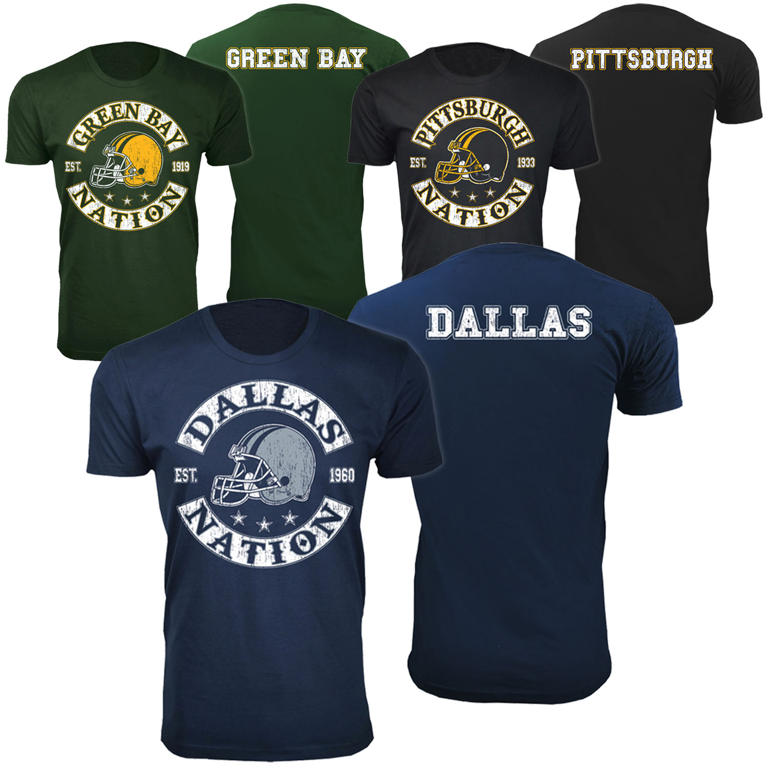 Men's Football Nation T-Shirts