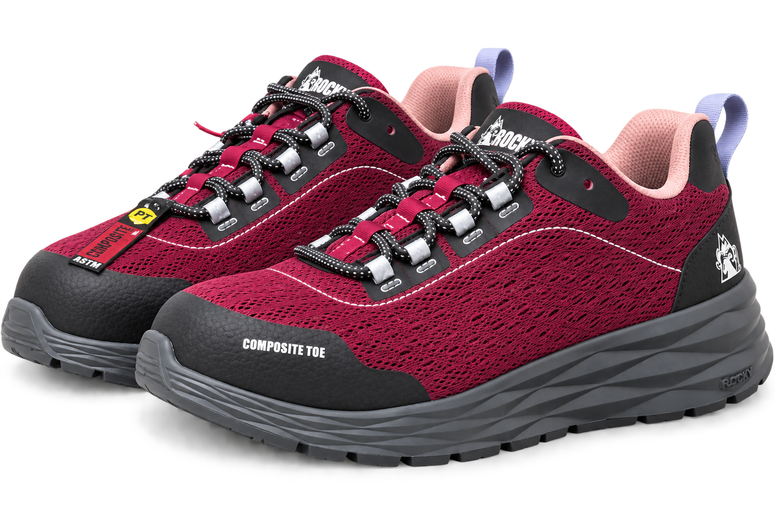 ROCKY V-Lite Lace-Up Nano Composite Toe Safety Work Shoe