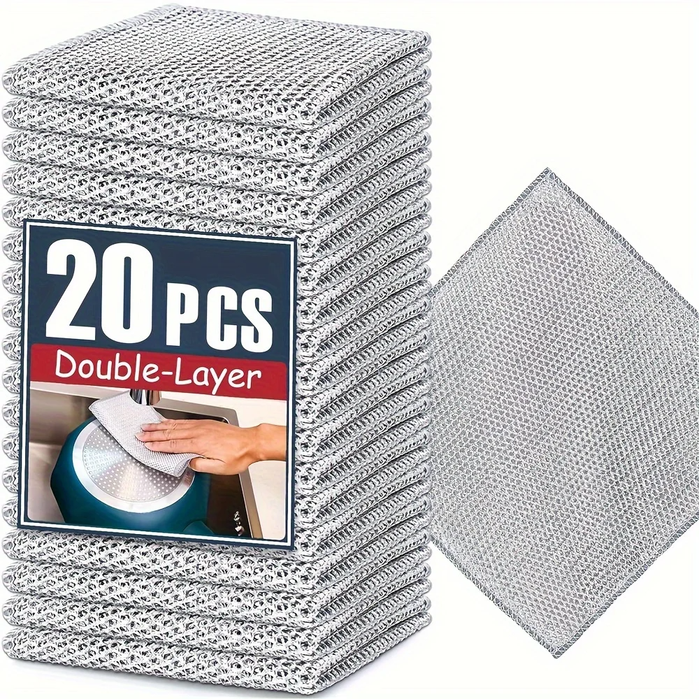 20-Pack Multipurpose Steel Wire Dishcloths