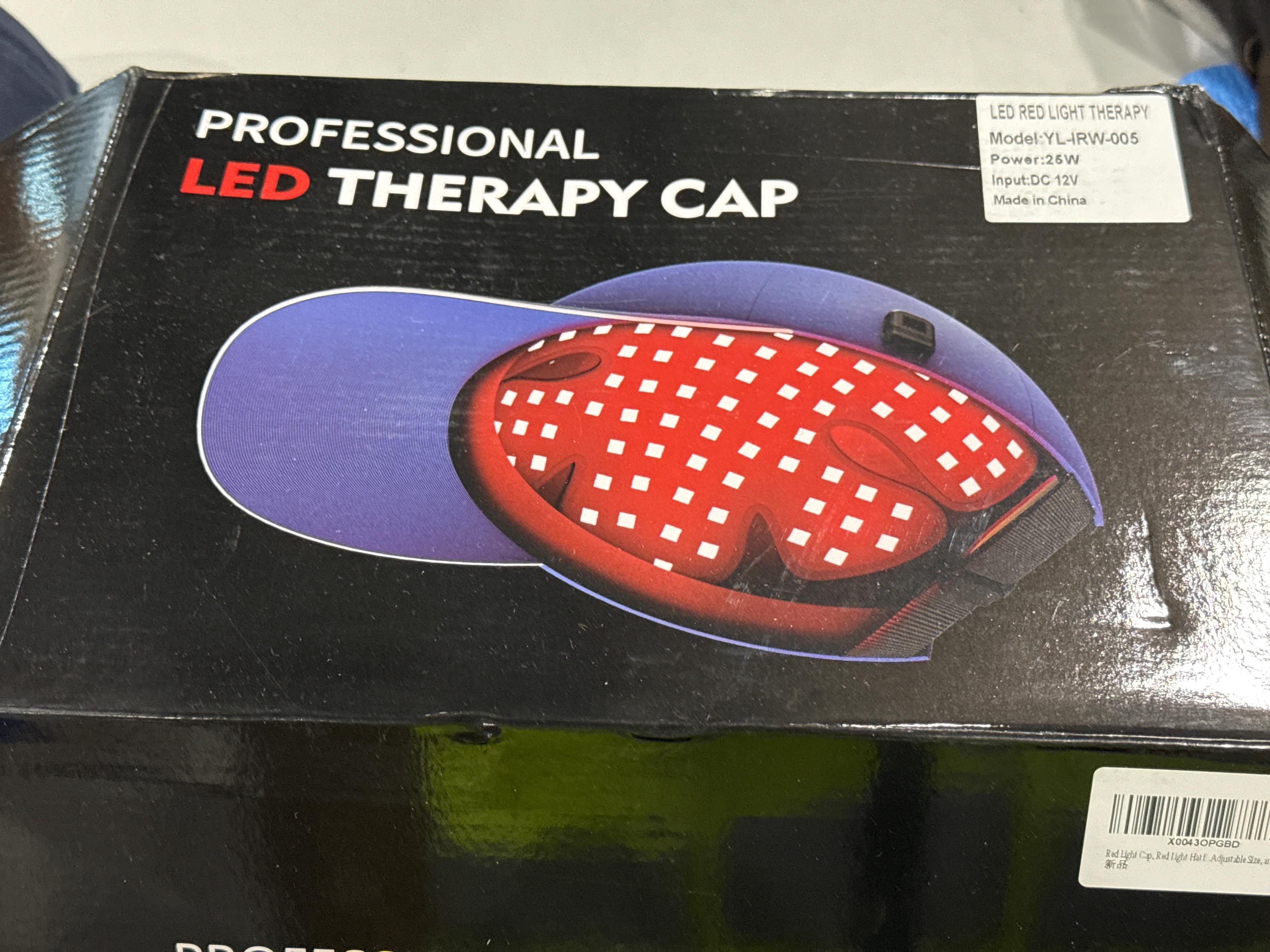 GENERIC LASER HAIR GROWTH CAP, RED LIGHT HAT FOR HAIR - BLUE