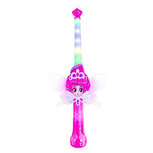 OF DRAGONS, FAIRIES, AND WIZARDS MAGIC FAIRY WAND TOY - PINK - New