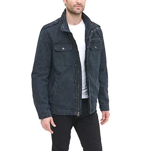 LEVIS LEVI'S MEN'S WASCHED COTTON JACK REGULAR & BIG & TALL NAVY X-LARGE TALL - New