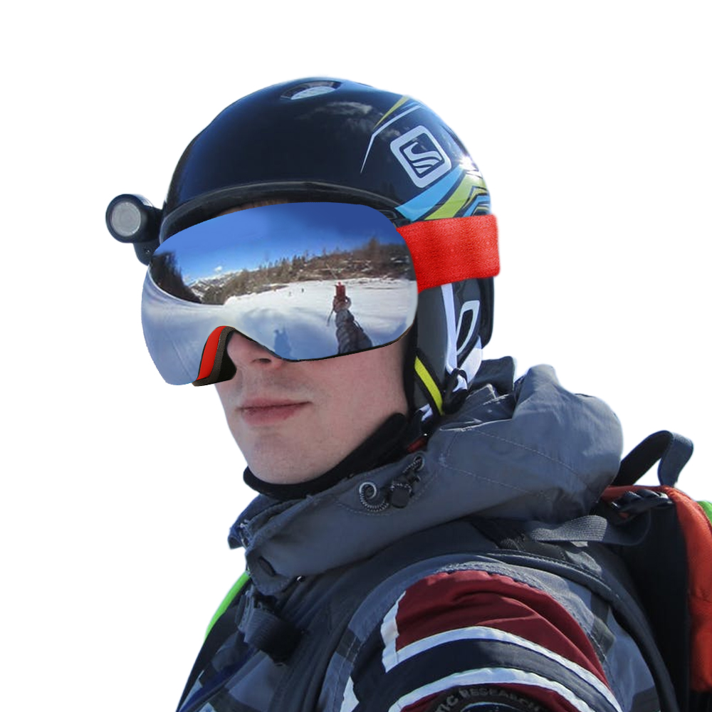 Frameless Ski Goggles UV Protection Anti Fog Snowboard Goggles for Winter Sports