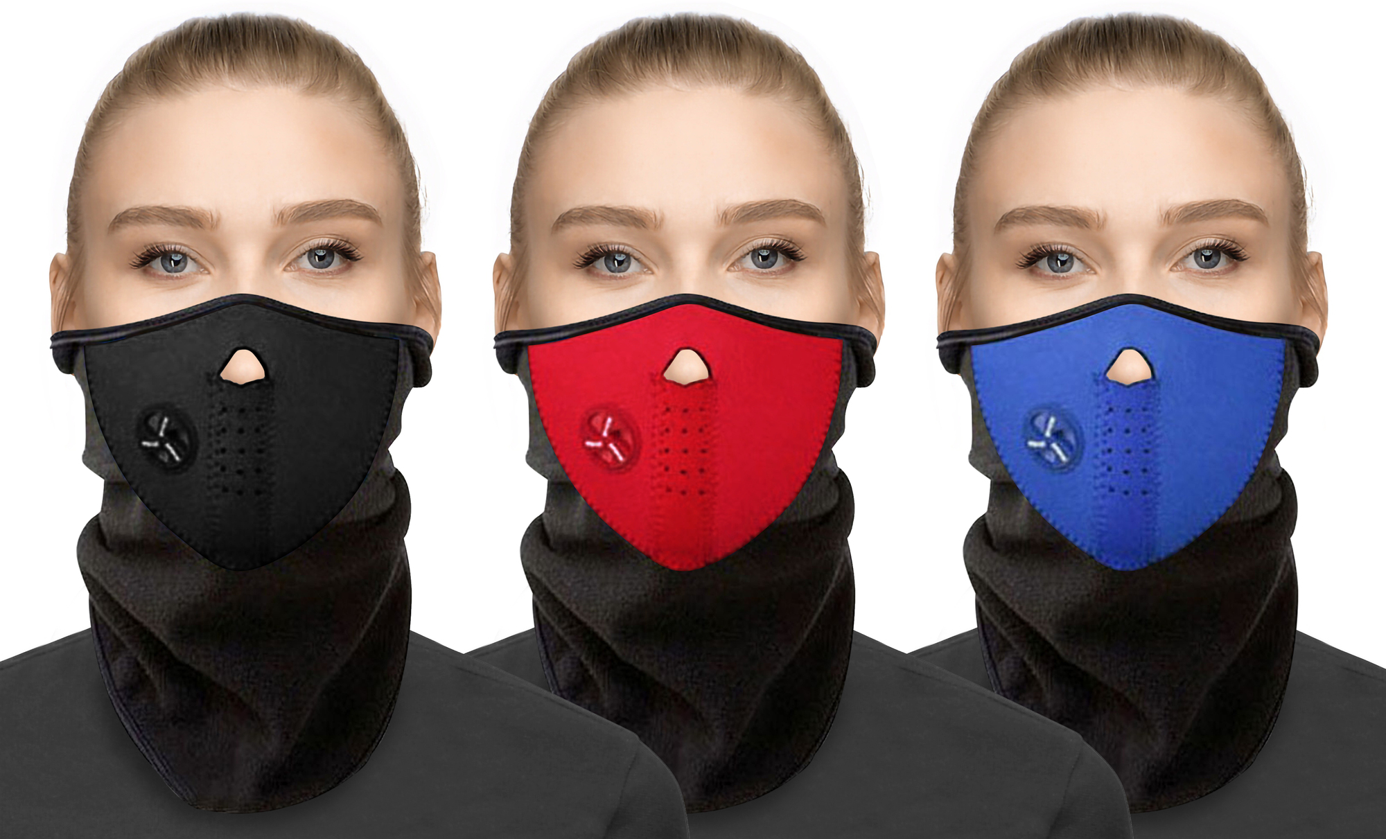 Extreme Cold Weather Face Mask w/ Air Ventilation Port