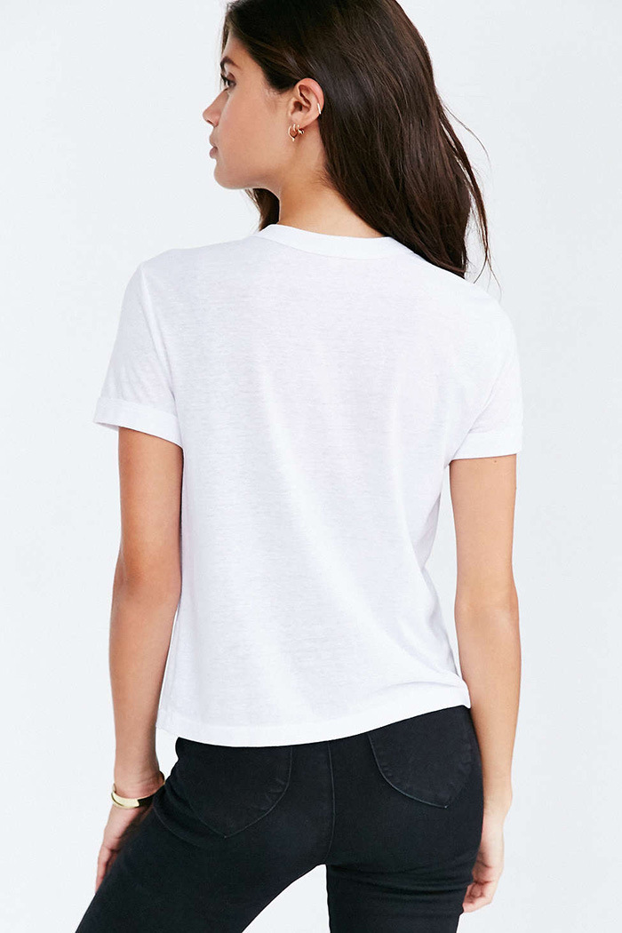 white printed t shirts womens