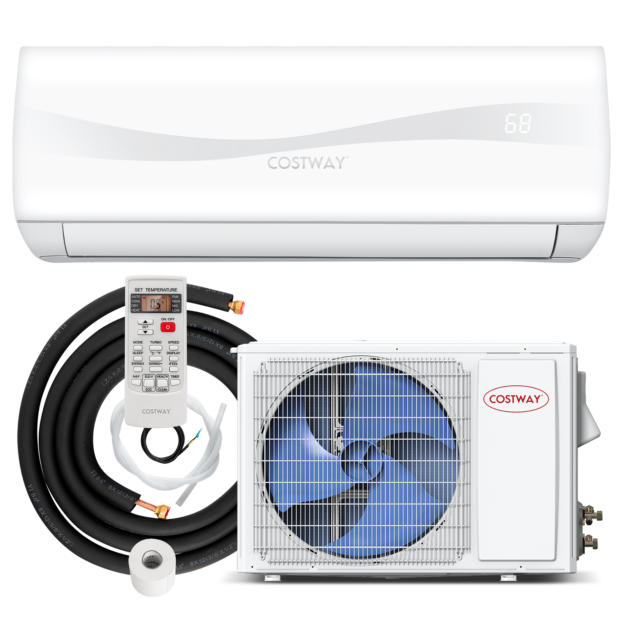 12000 BTU Mini Split Air Conditioner & Heater