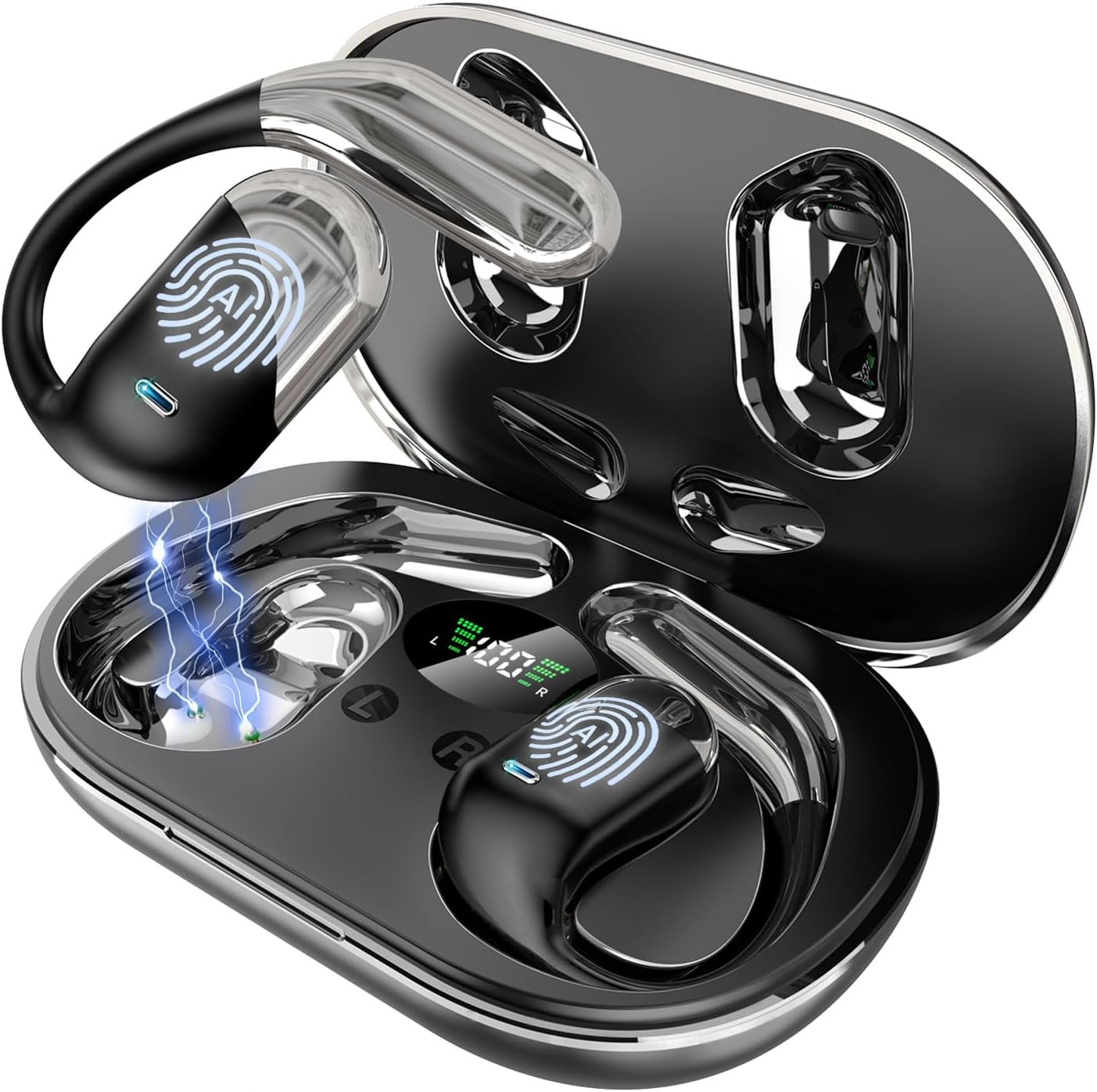 Translation Earbuds Real Time - AI 144 Language Translator Earbuds