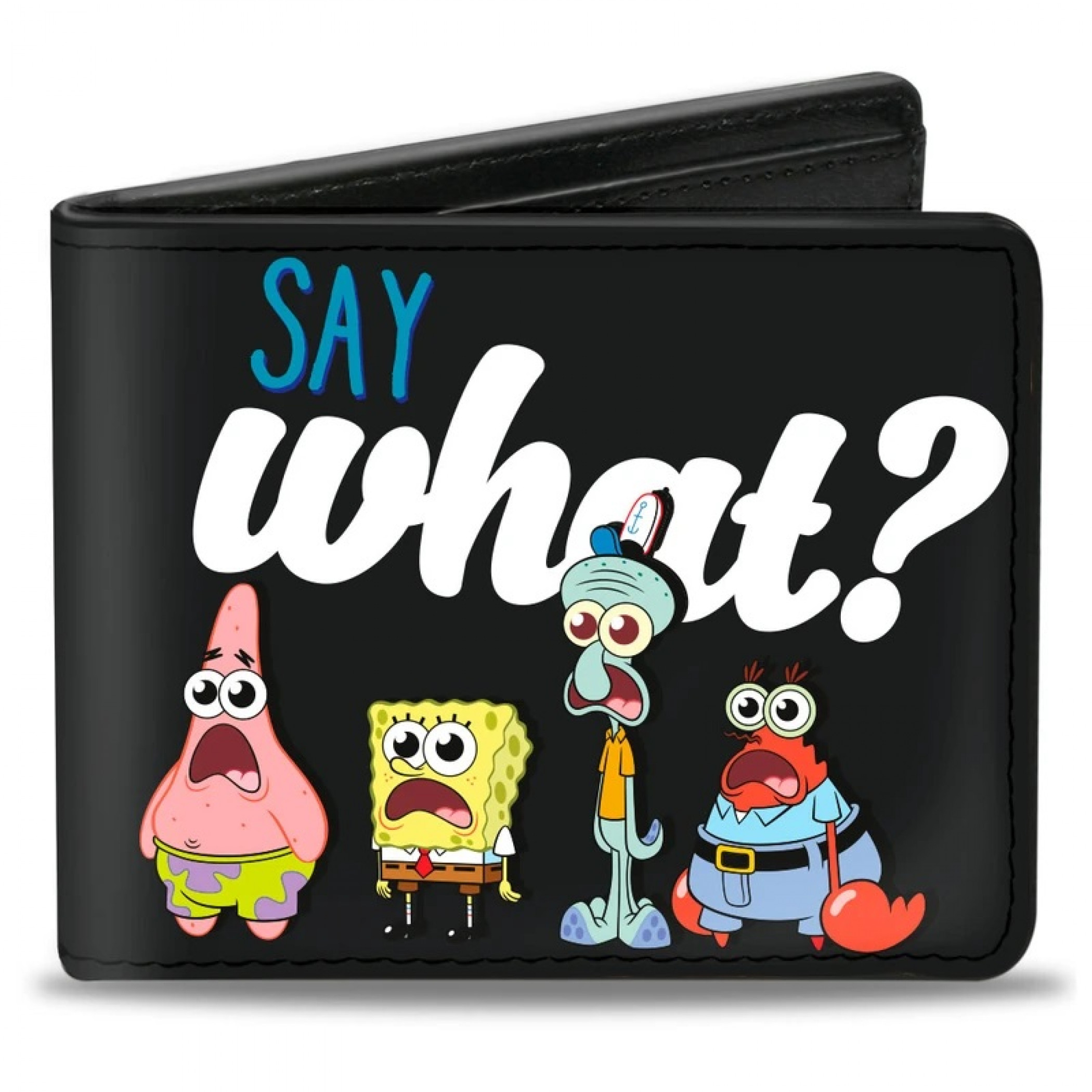 SpongeBob SquarePants and Friends Say What Men's Bi-Fold Wallet