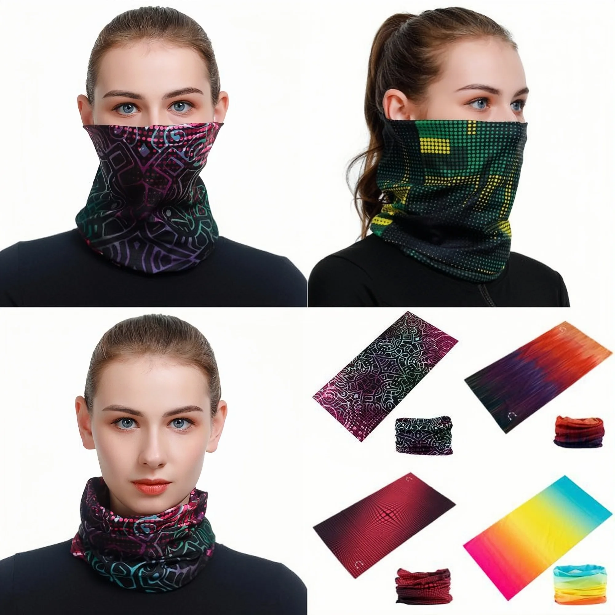 Unisex Versatile Seamless Bandana