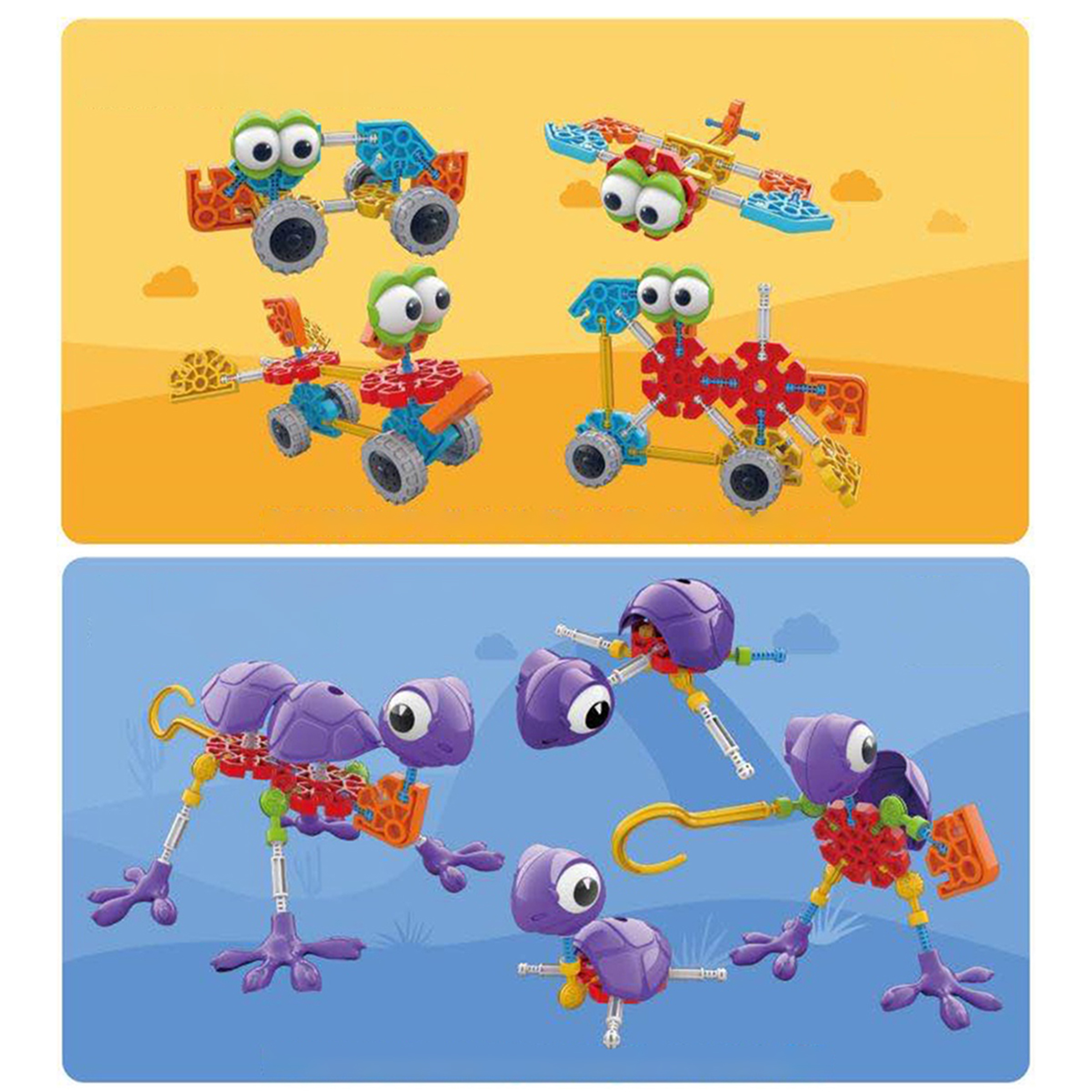 Zummy DIY Deformation Puzzle Building Blocks STEM Toys