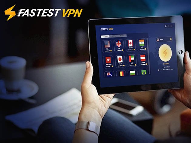 FastestVPN: Lifetime Subscription 10 Devices - Digital