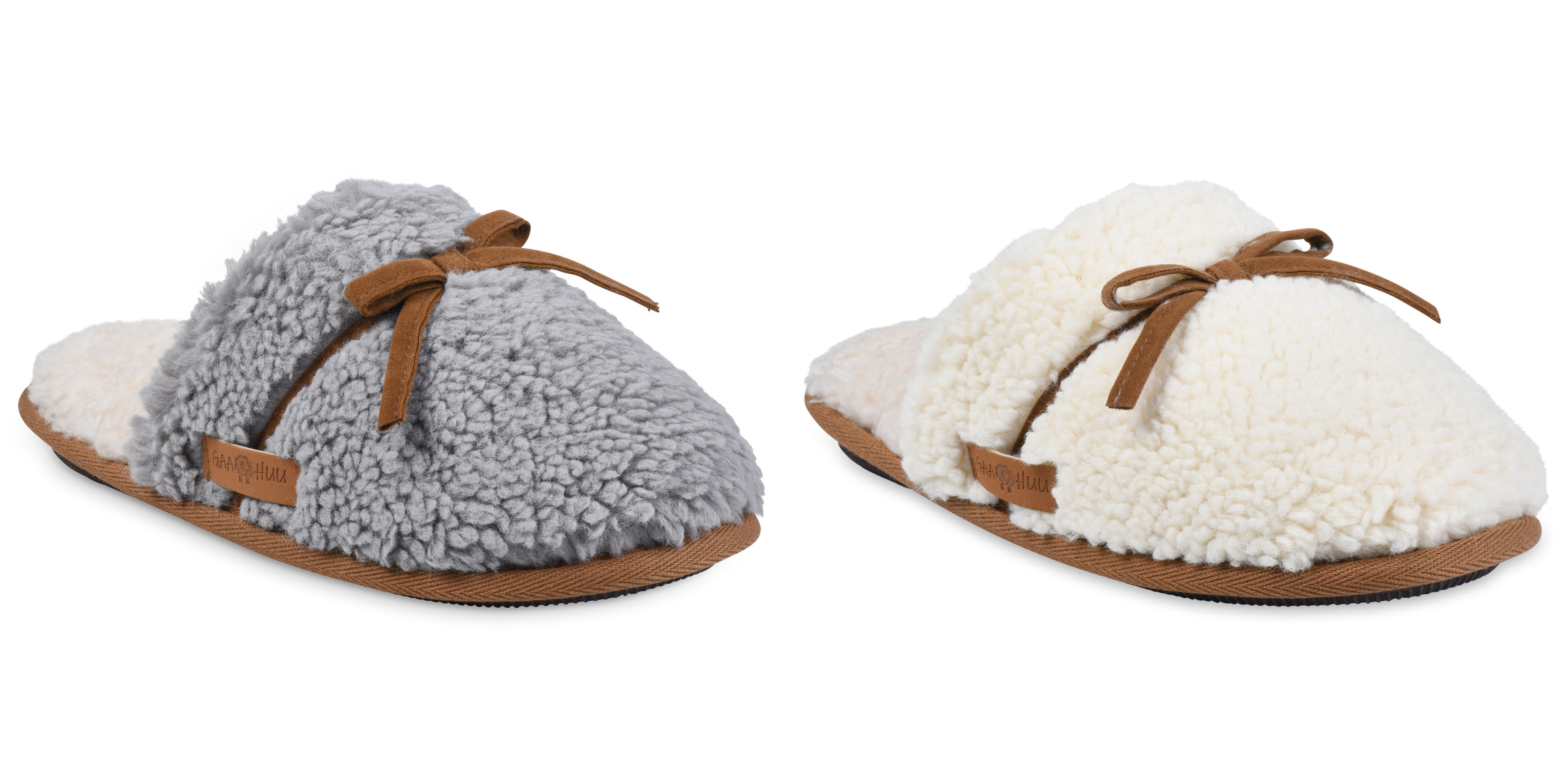 Gaahuu Women's Memory Foam Berber Scuff Slipper