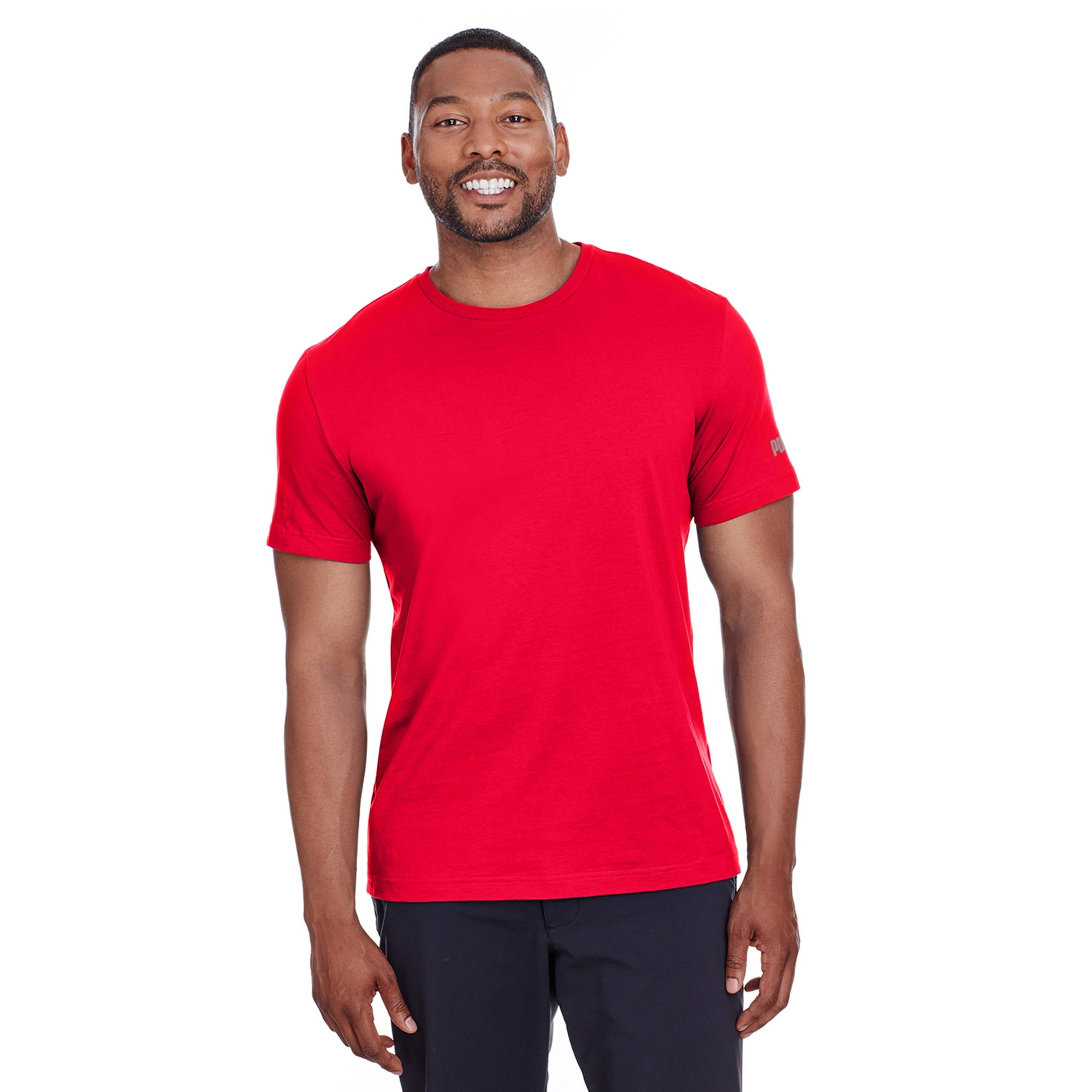 PUMA SPORT 582006 ADULT PUMA ESSENTIAL LOGO T-SHIRT - SIZE: MEN 3XL - RED - New