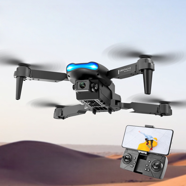 Three-sided Obstacle Avoidance Quadcopter Foldable Drone With High-definition 4K Aerial Photography Remote Control Aircraft Toy