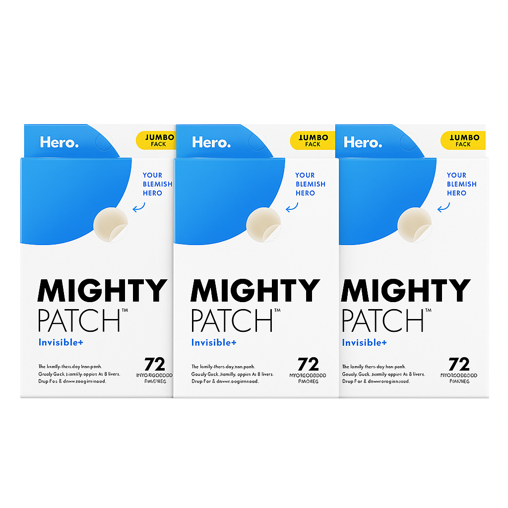 3 Pack Mighty Patch Invisible Patch 72 Ct