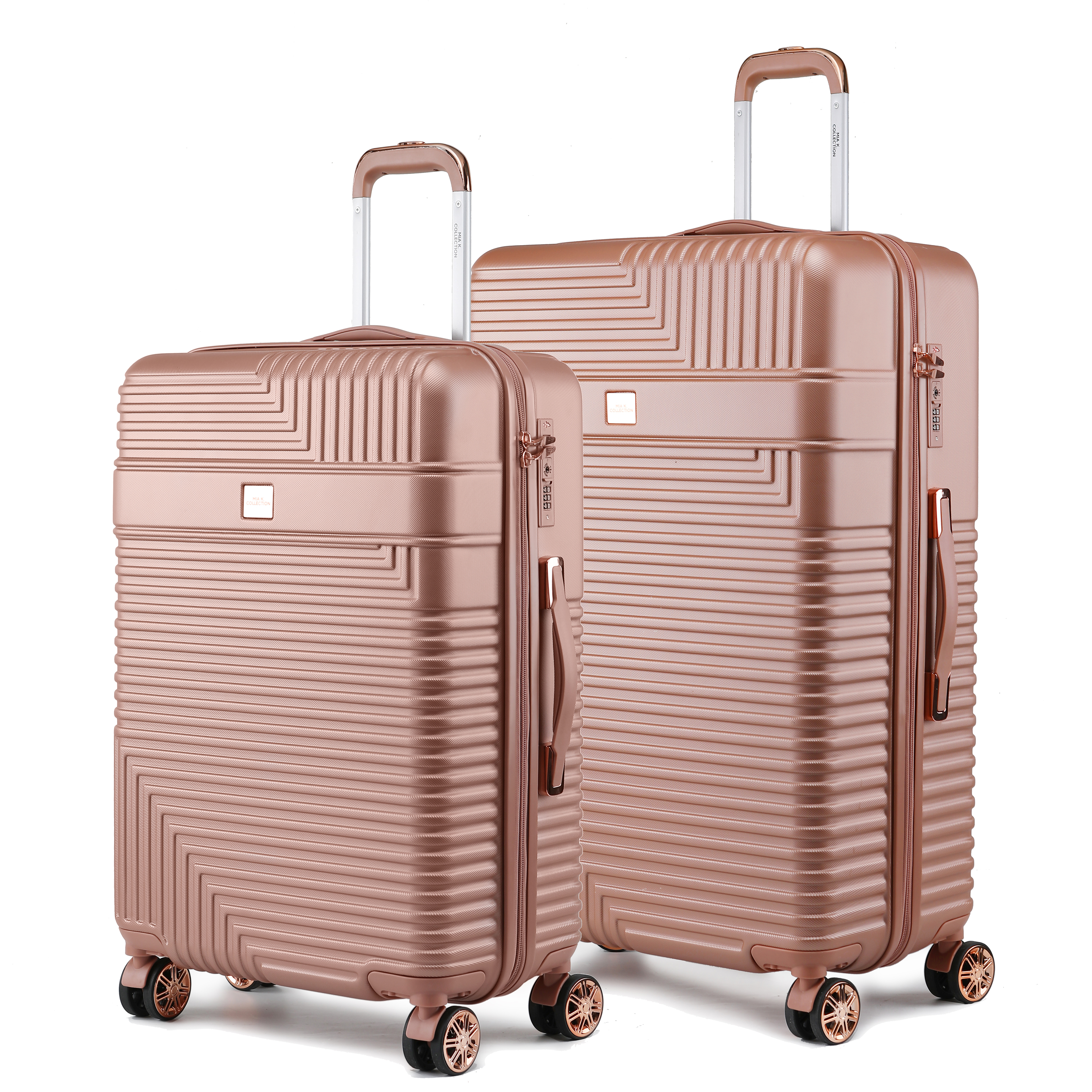 MKF Collection Mykonos Luggage Set-Extra Large and Large by Mia K- 2 pieces