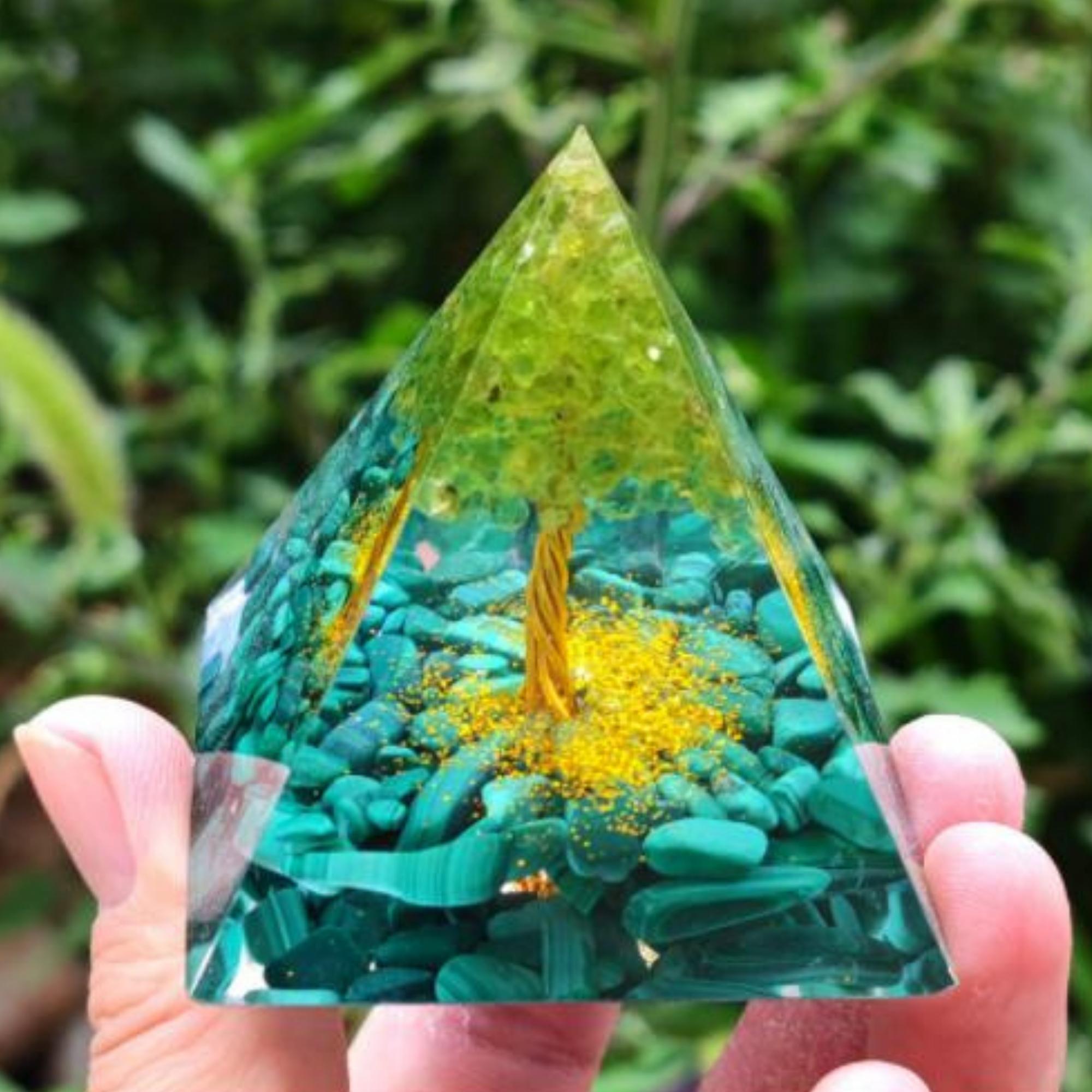 Orgone Pyramid for E-Energy Protection & Healing