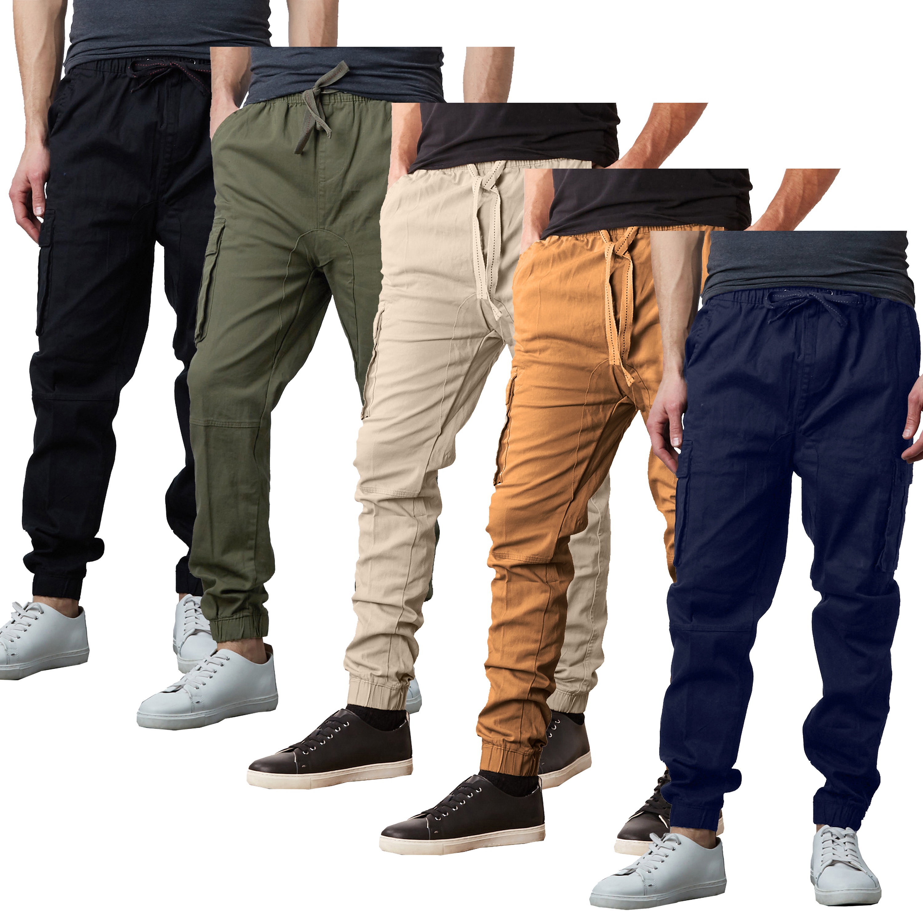 Men's Super Flex Stretch Cargo Jogger Pants (S-2XL)