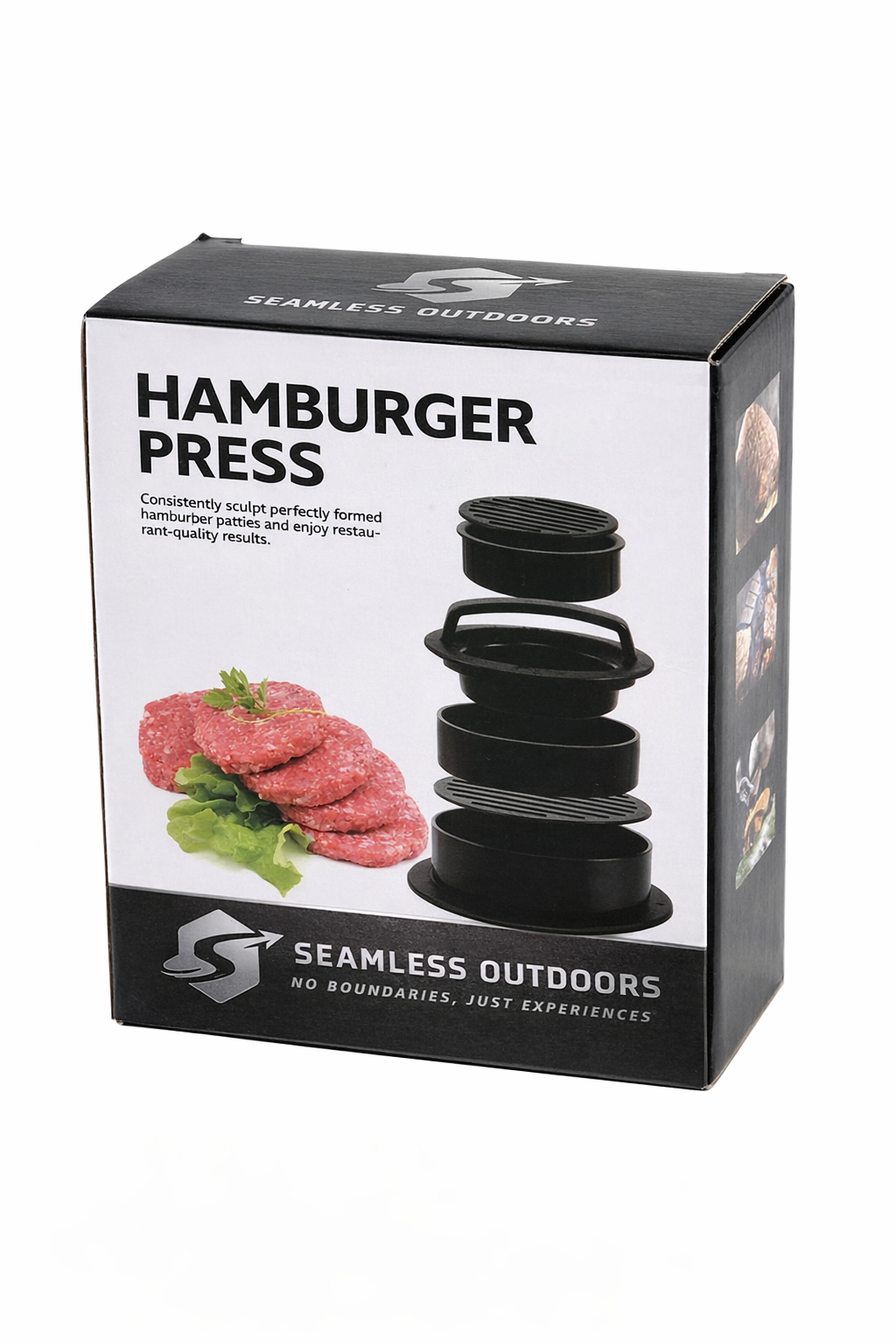 Seamless Outdoors 3 in 1 Stuffed Hamburger Patty Maker