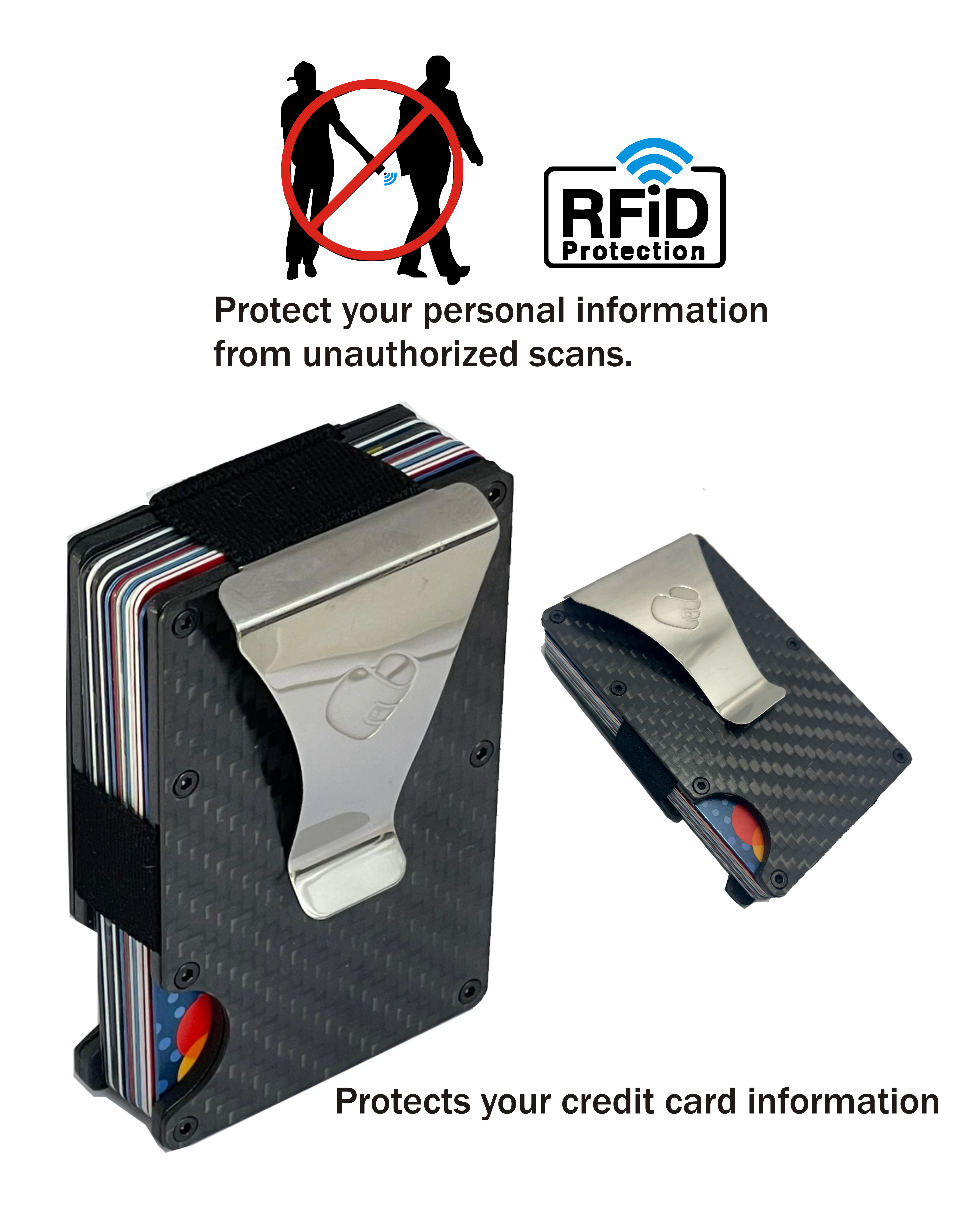 RFID Blocking Minimalist Aluminum Slim Wallet