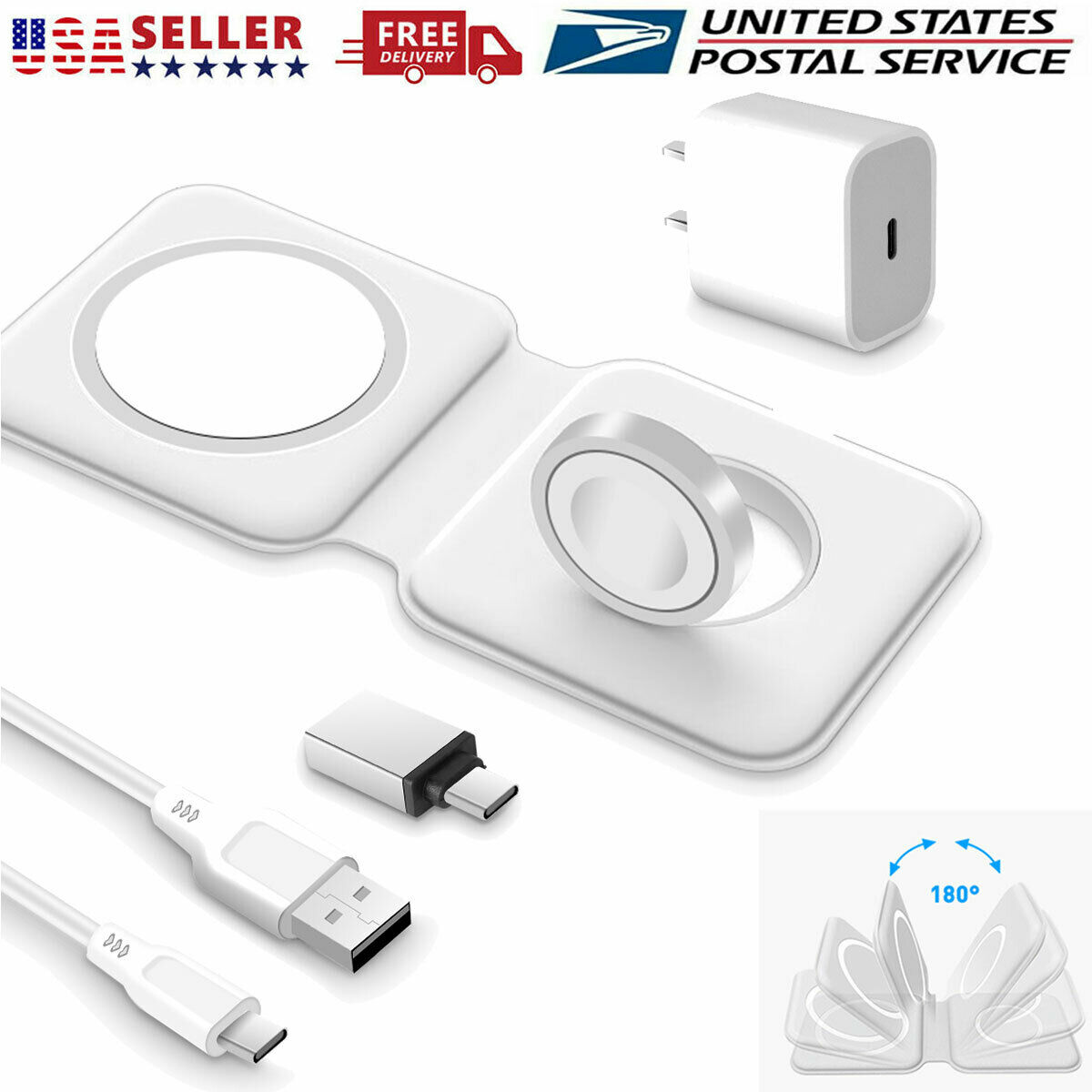 MagSafe Duo Charging Station Pad for iPhone 12/13 and iWatch