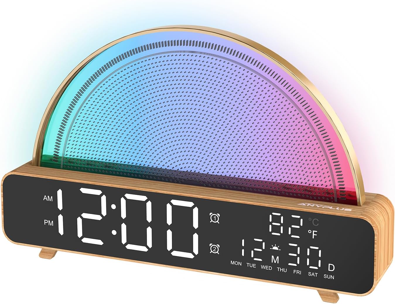 ANYPLUS Sunrise Digital Alarm Clock
