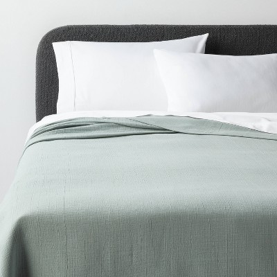 Threshold Cotton Matelasse Coverlet Solid Lightweight Fabric - Open Box