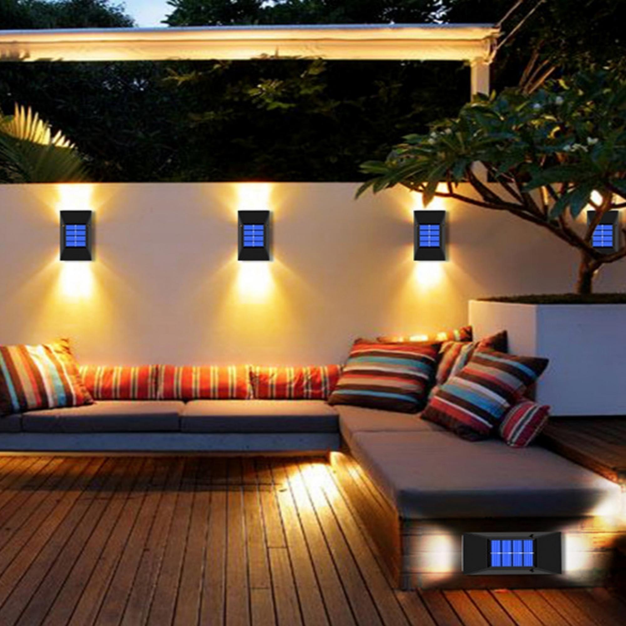 Waterproof Outdoor Solar LED Wall Lights