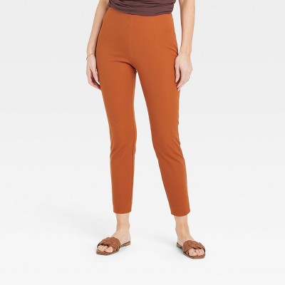 Women's High-Rise Skinny Ankle Pull-On Pants - A New Day