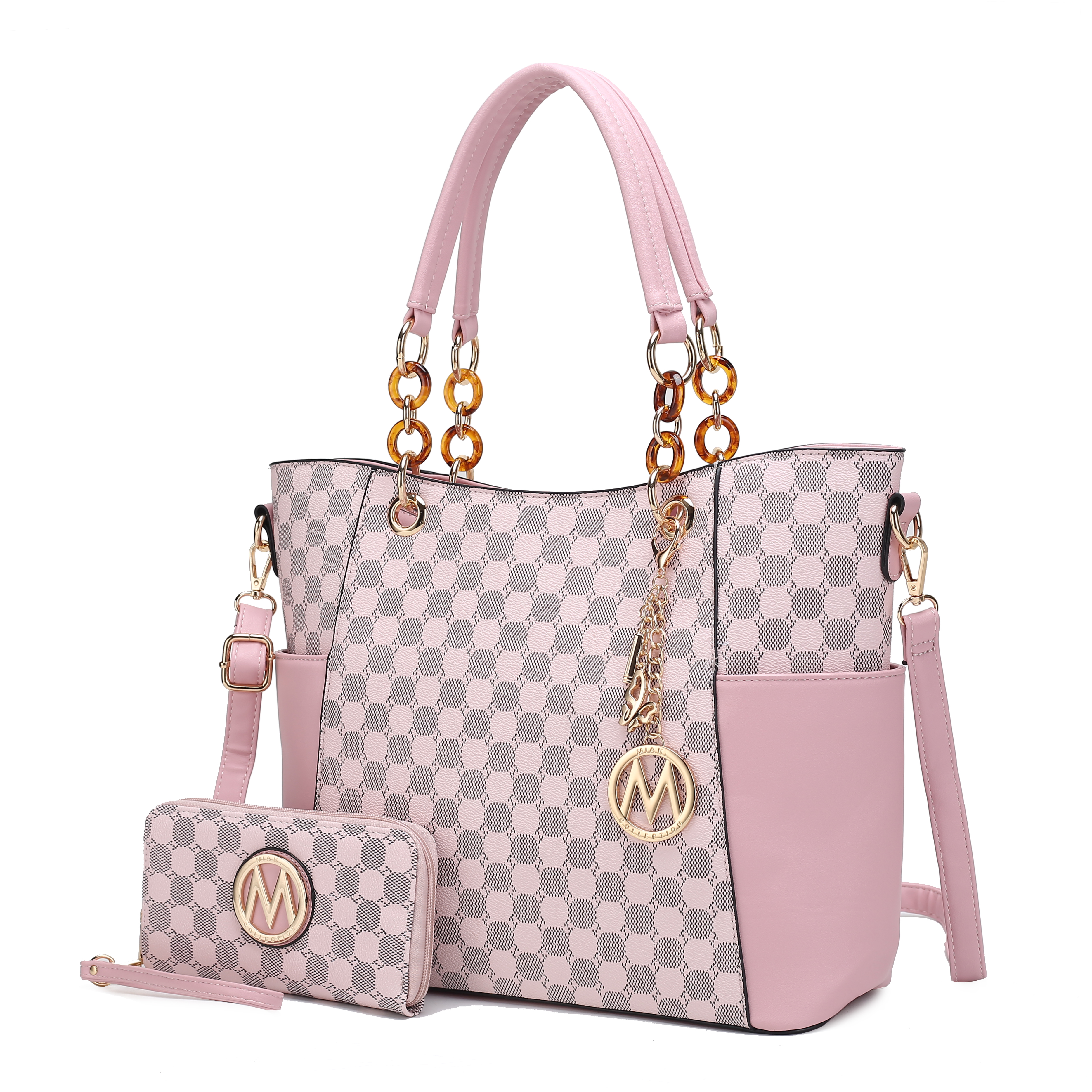 MKF Collection Merlina 2 PCS Women Tote Handbag with Wallet by Mia K