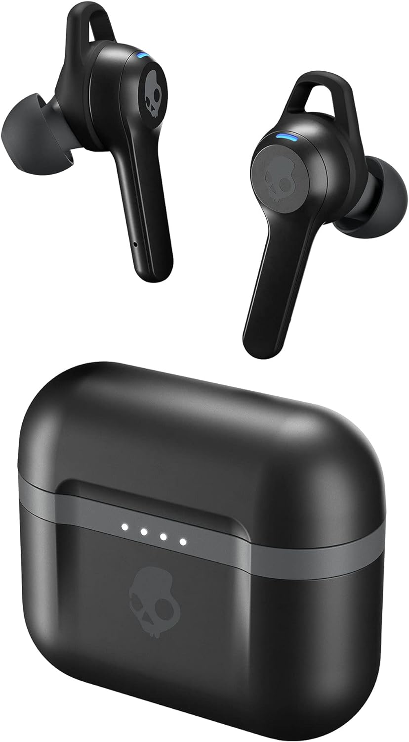Skullcandy Indy Evo In-Ear Wireless Earbuds, 30 Hr Battery, Microphone, Works with iPhone Android and Bluetooth Devices