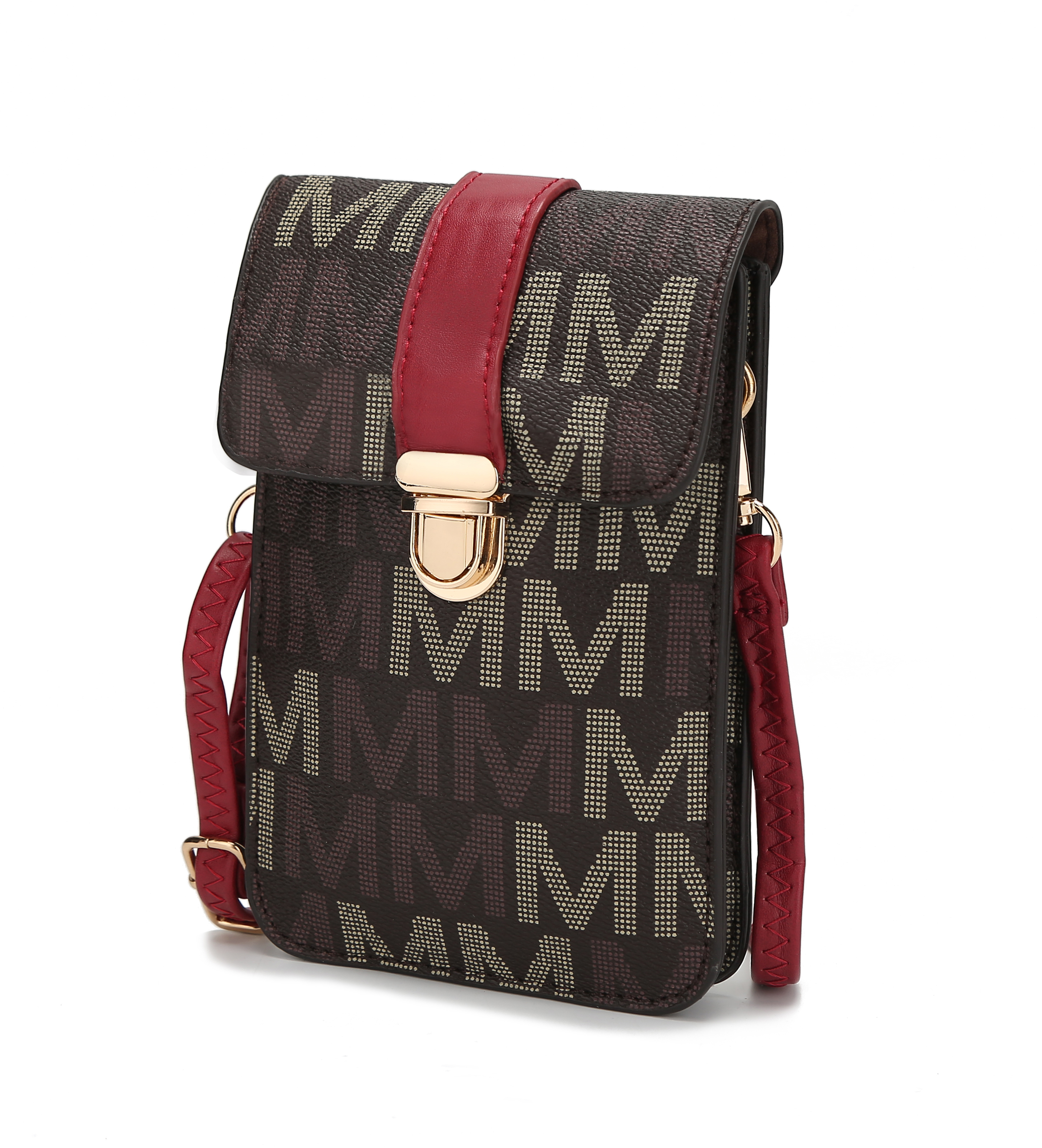 MKF Collection Lulu XL M Signature Phone Wallet Crossbody Bag by Mia K
