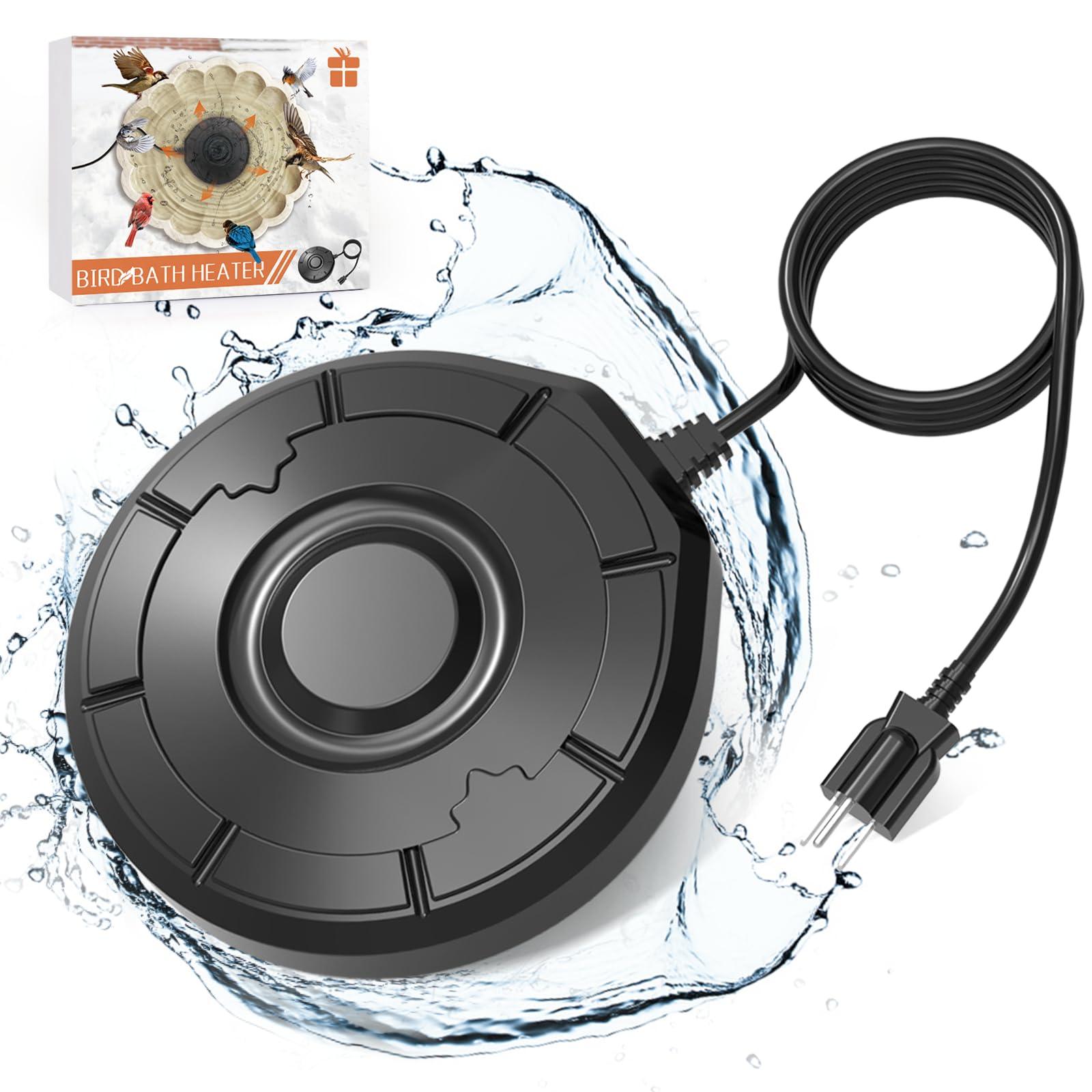 Cearktiy Bird Bath Water Heater & De-Icer
