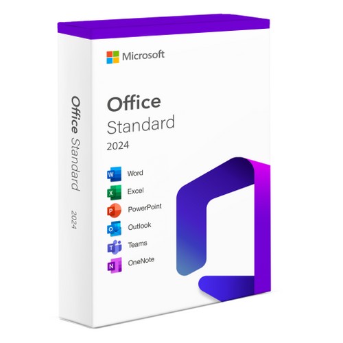 Microsoft Office 2024 Standard for Windows Lifetime for 1 Windows PC - Digital