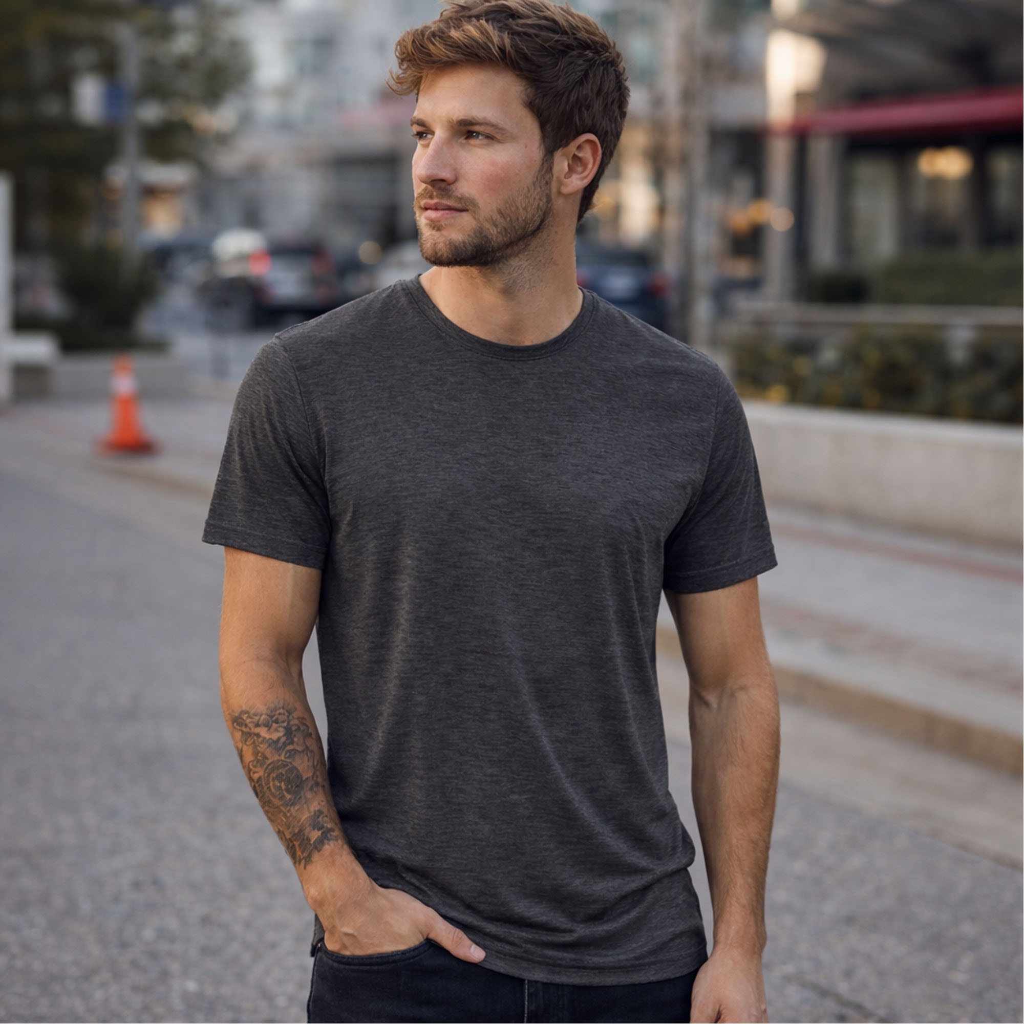 Men's Short Sleeve Performance Crew Neck Tee