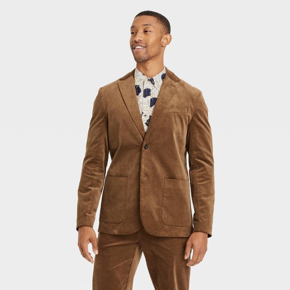 Houston White Adult Velvet Blazer