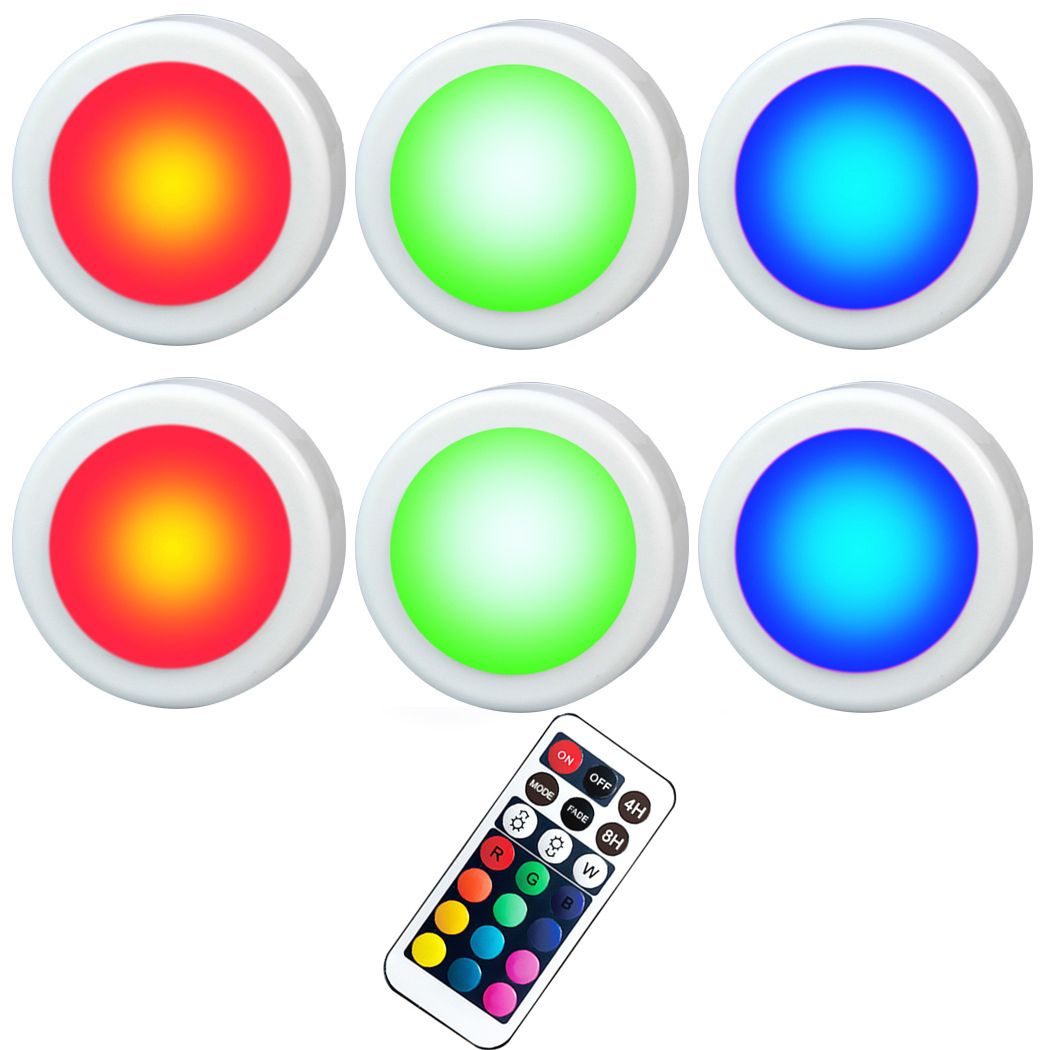 2 Pack LED Color Lights with Remote