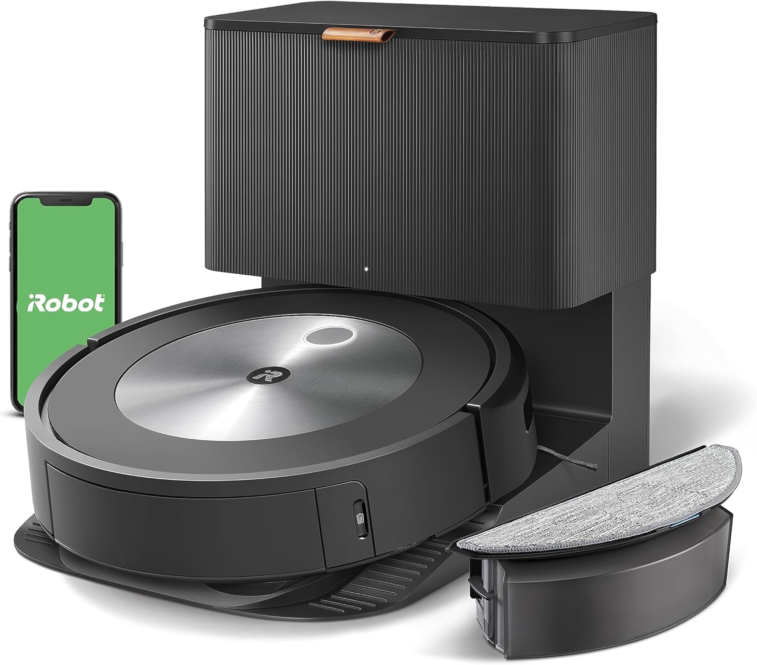 Irobot Roomba Combo J5+ Self Emptying Robot Vacuum & Mop J557020 Black