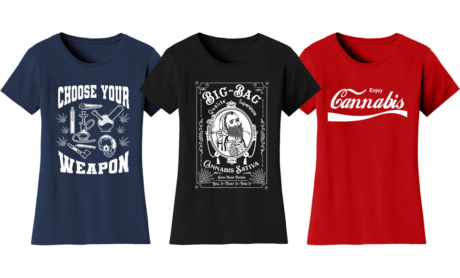 Women Funny Mary Jane 420 T-Shirt