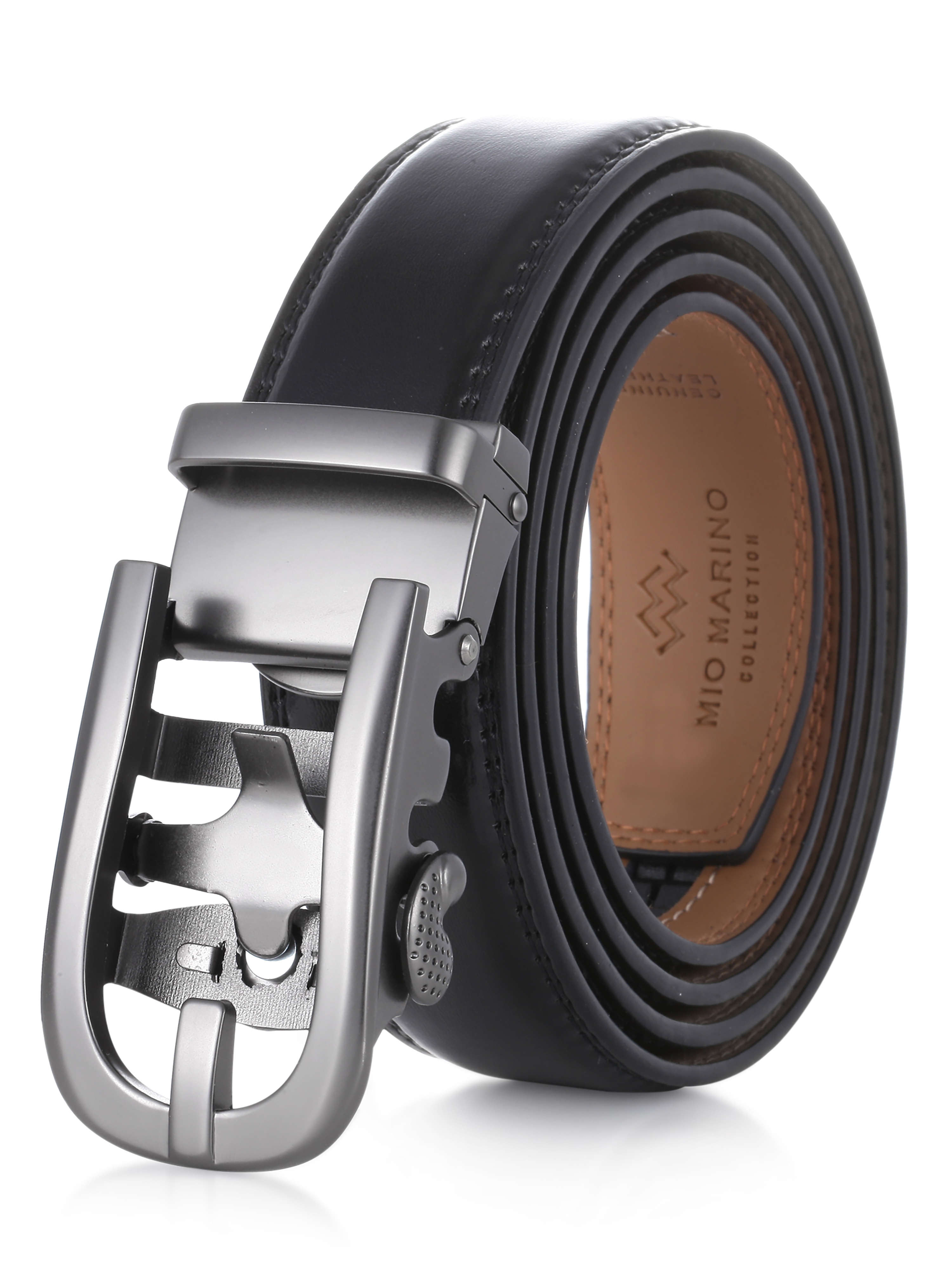 Men's Curved Horseshoe Ratchet Belt