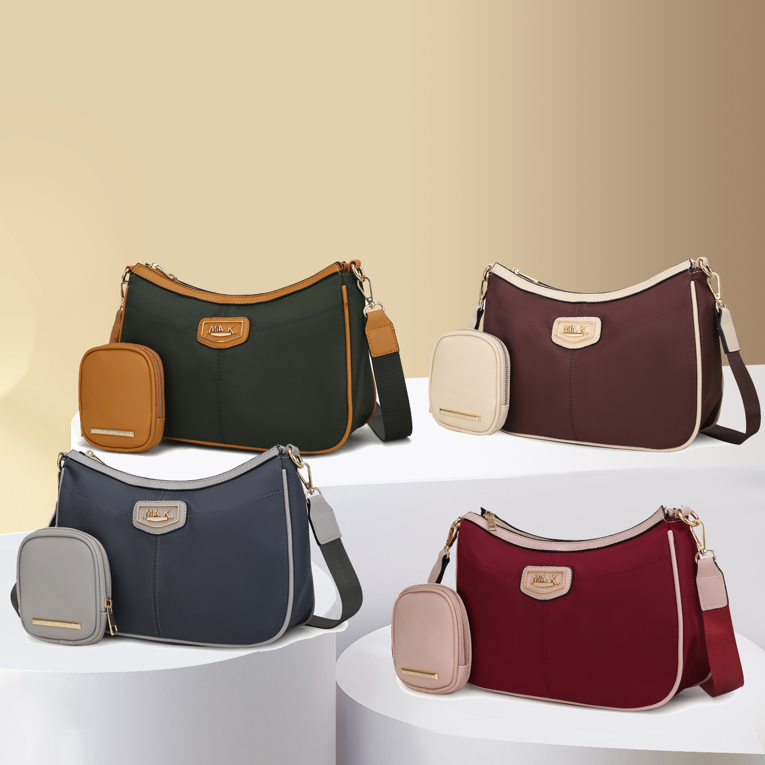 2 Piece Set: MKF Collection Freya Crossbody Bag by Mia K