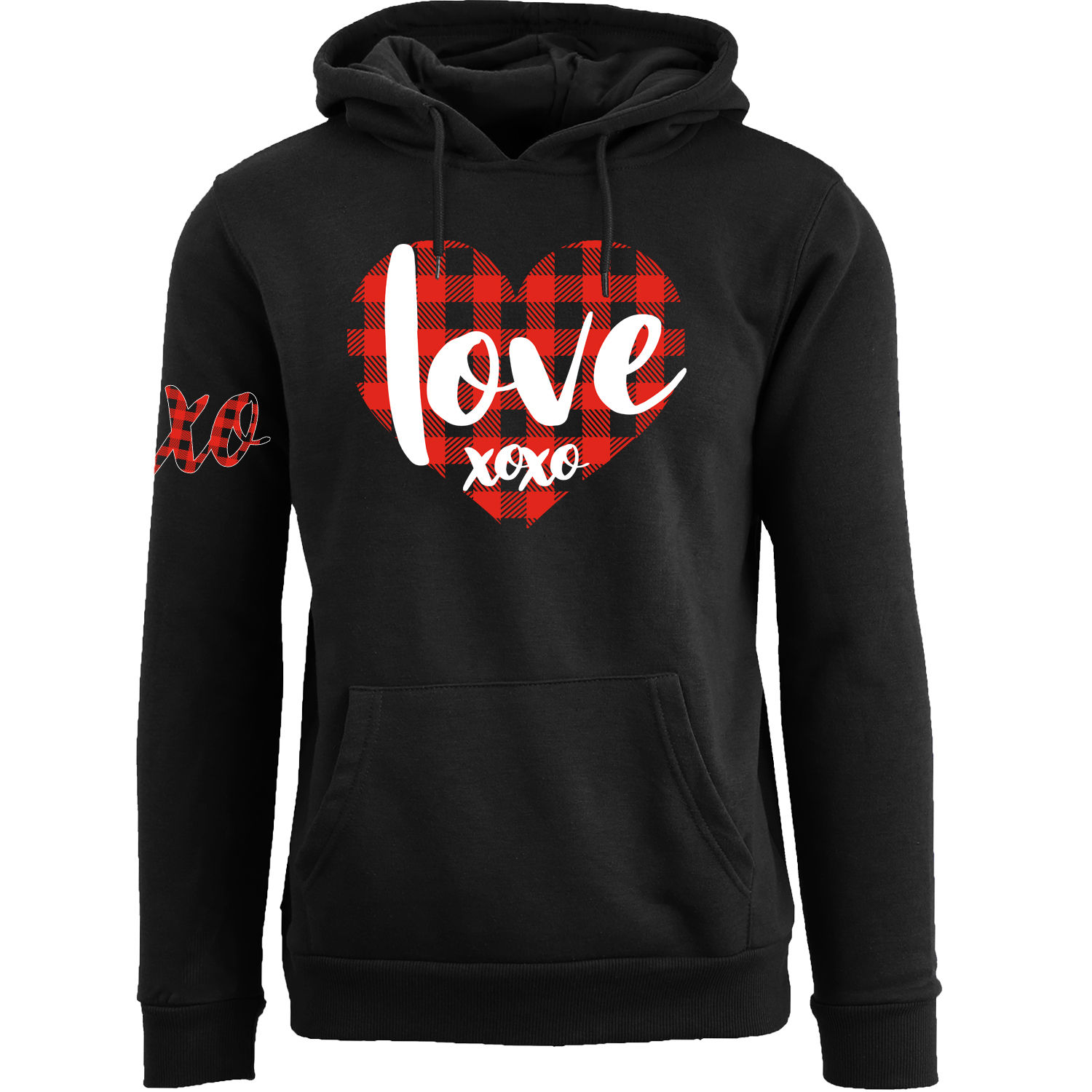 Women's Valentine's Day Pull Over Hoodie- 2 Styles