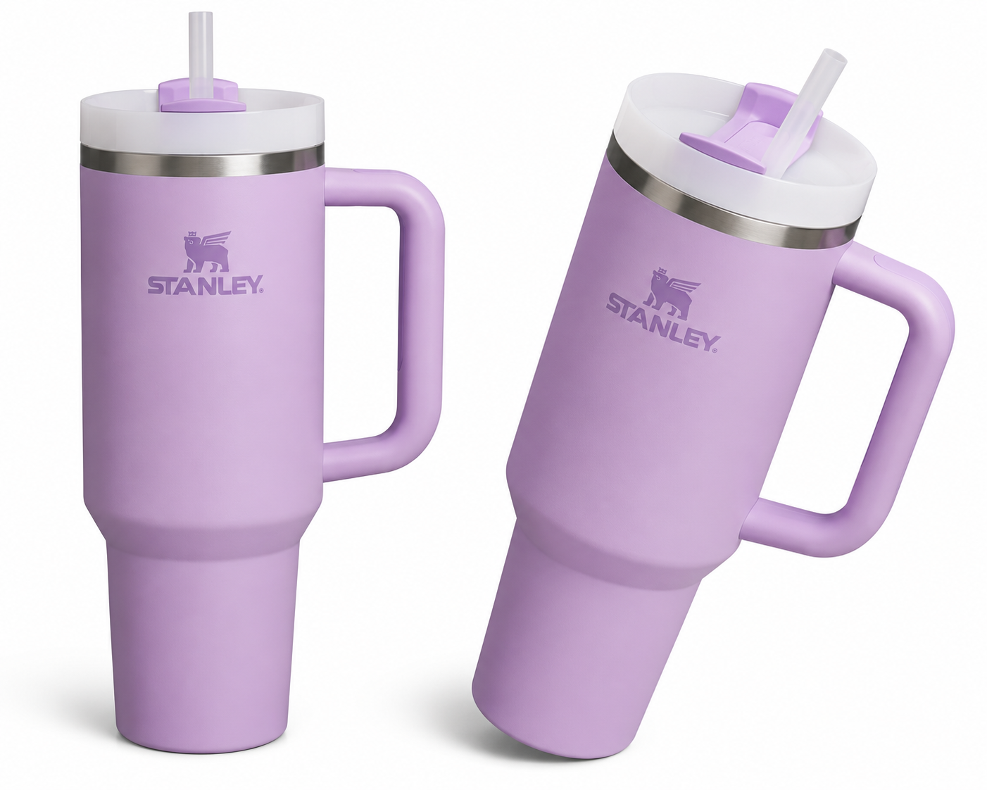 Stanley Quencher H2.0 FlowState Tumbler 40oz Orchid Matte Pack of 2
