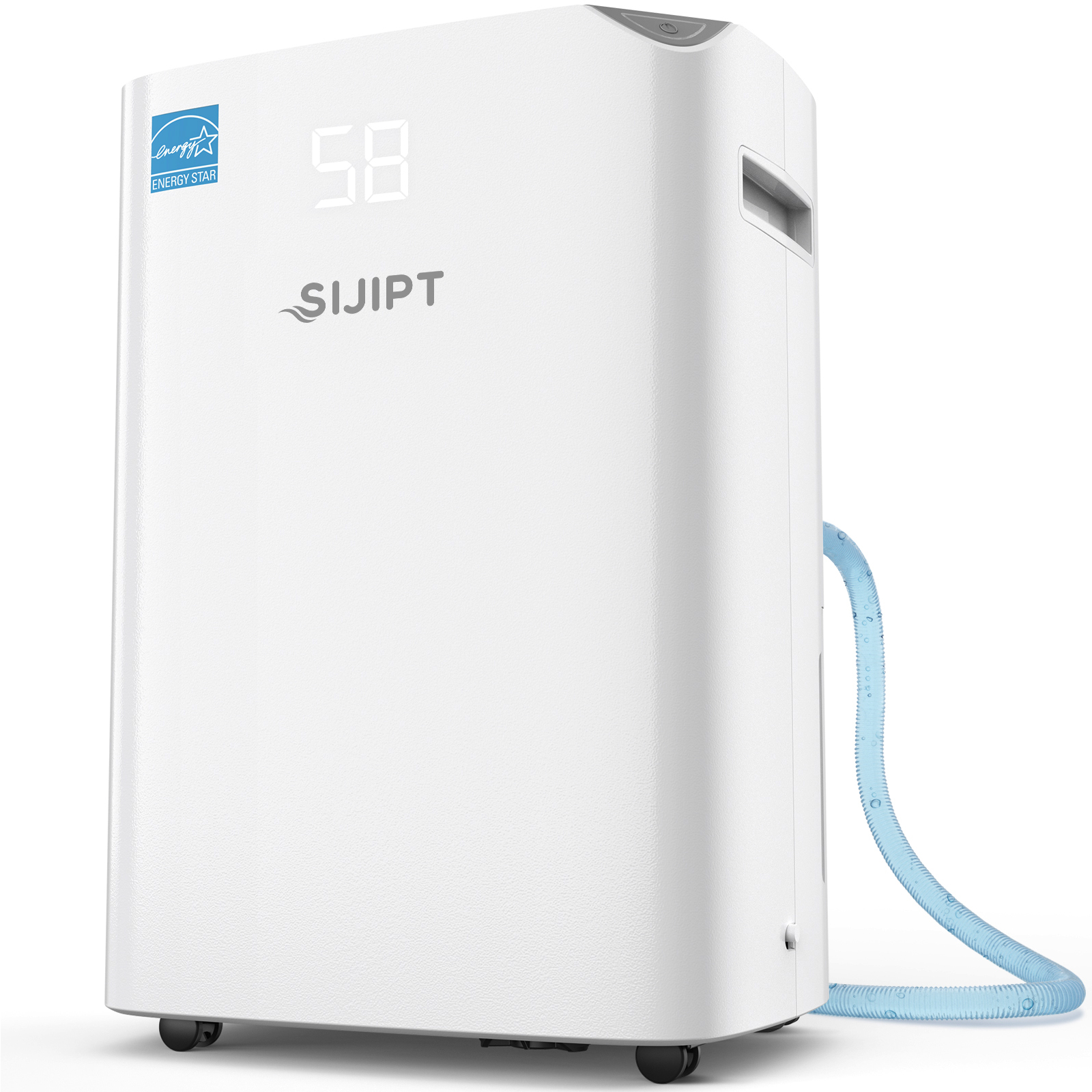 Dehumidifier for Basement with Drain Hose, 100 Pint 6,000 Sq. Ft Energy Star Dehumidifier for Large Home & Room
